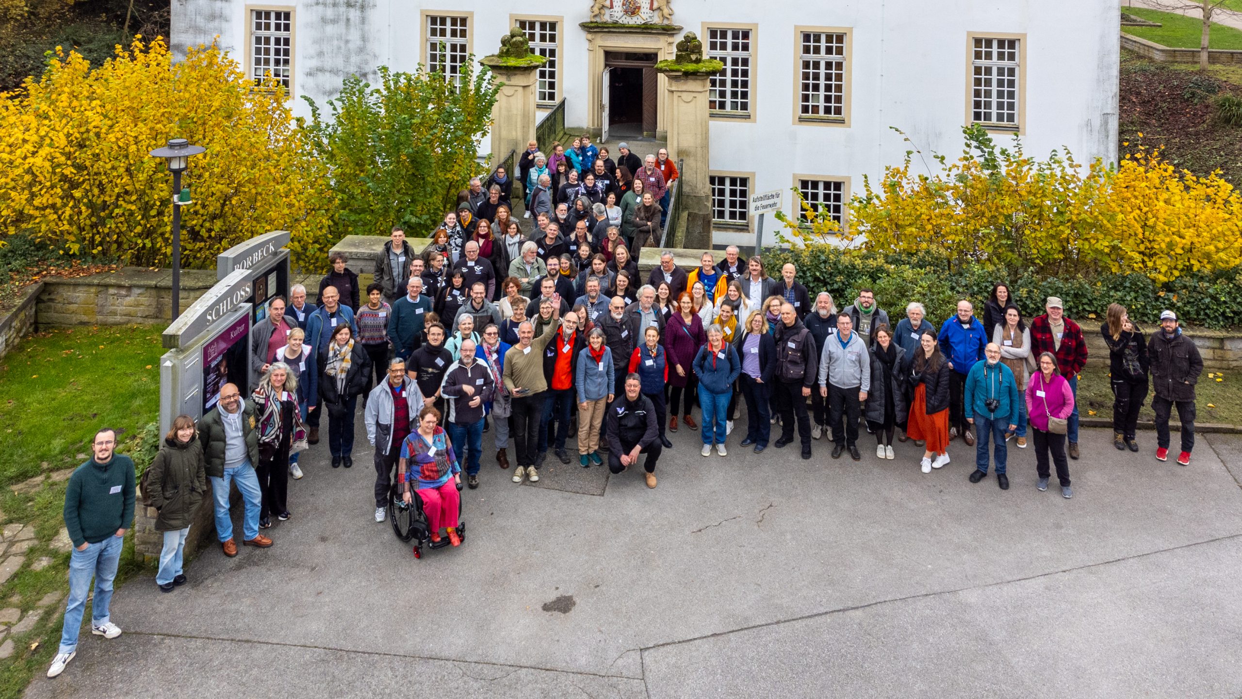 Gruppenfoto Teilnehmende der 30. Fachtagung des LFA Fledermausschutz NRW.